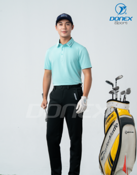 Áo thể thao nam MC-9146 xanh ngọc phối navy